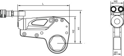 Гидравлический гайковерт кассетный ATW