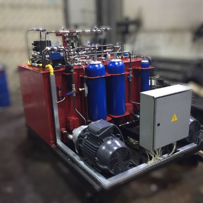 Шибер бункера с гидроприводом