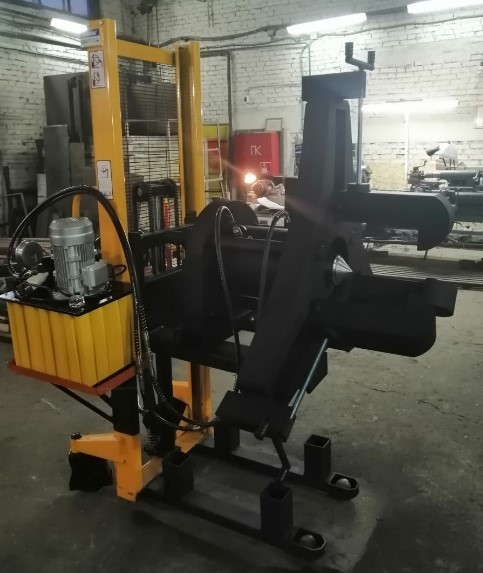 Съемники гидравлические транспортируемые серии СГШЭ на штабелере купить с доставкой по всей России