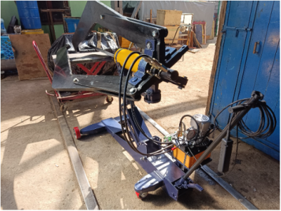 Съемники гидравлические транспортируемые серии СГТ-2/3 на подкатном домкрате