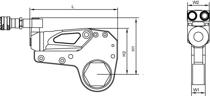 Гидравлический гайковерт кассетный ATW купить с доставкой по всей России
