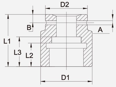 Головки торцевые ударные с посадкой 3/4″, 1″, 1-1/2″, 2-1/2″ купить с доставкой по всей России