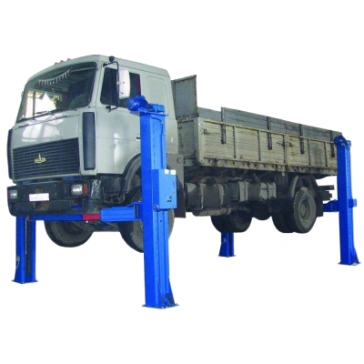 Стационарный 4-стоечный подъемник для грузовых автомобилей ПС16